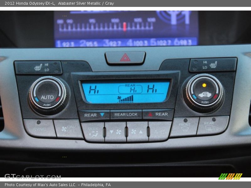 Alabaster Silver Metallic / Gray 2012 Honda Odyssey EX-L