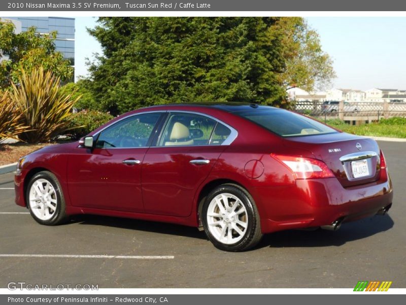 Tuscan Sun Red / Caffe Latte 2010 Nissan Maxima 3.5 SV Premium