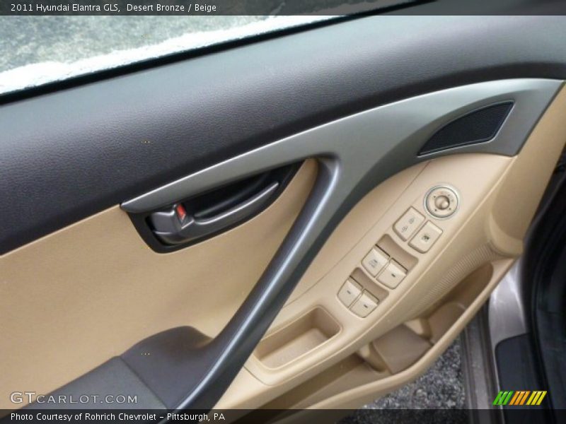Desert Bronze / Beige 2011 Hyundai Elantra GLS