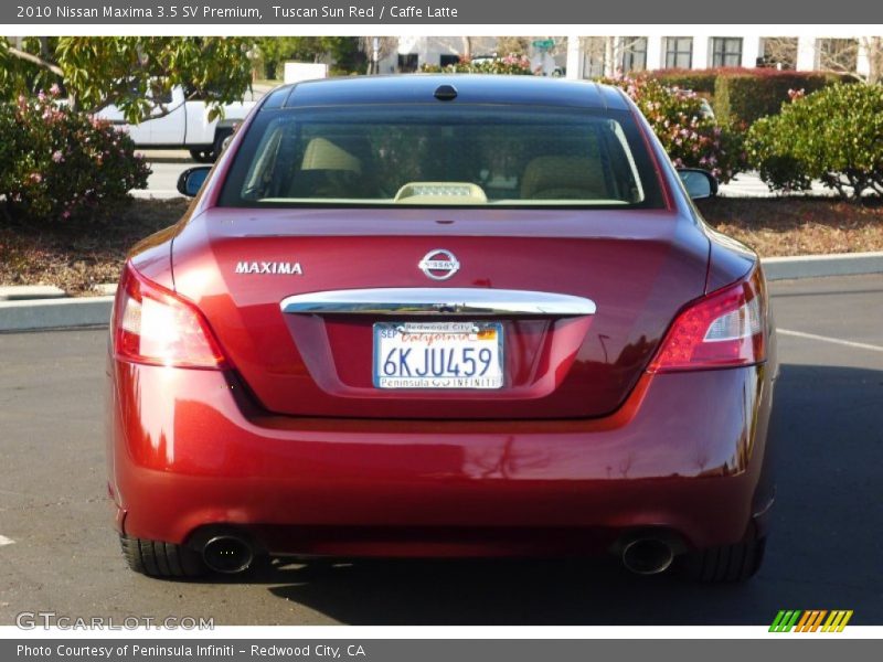 Tuscan Sun Red / Caffe Latte 2010 Nissan Maxima 3.5 SV Premium