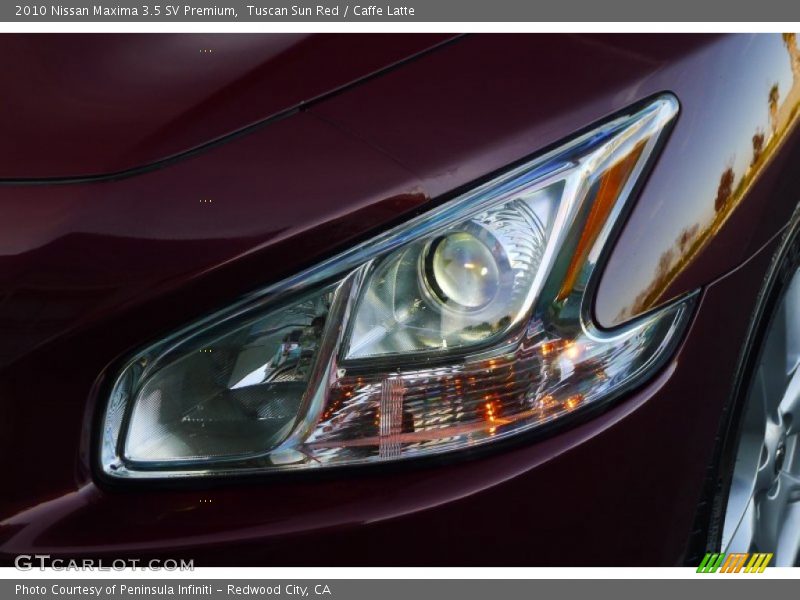 Tuscan Sun Red / Caffe Latte 2010 Nissan Maxima 3.5 SV Premium