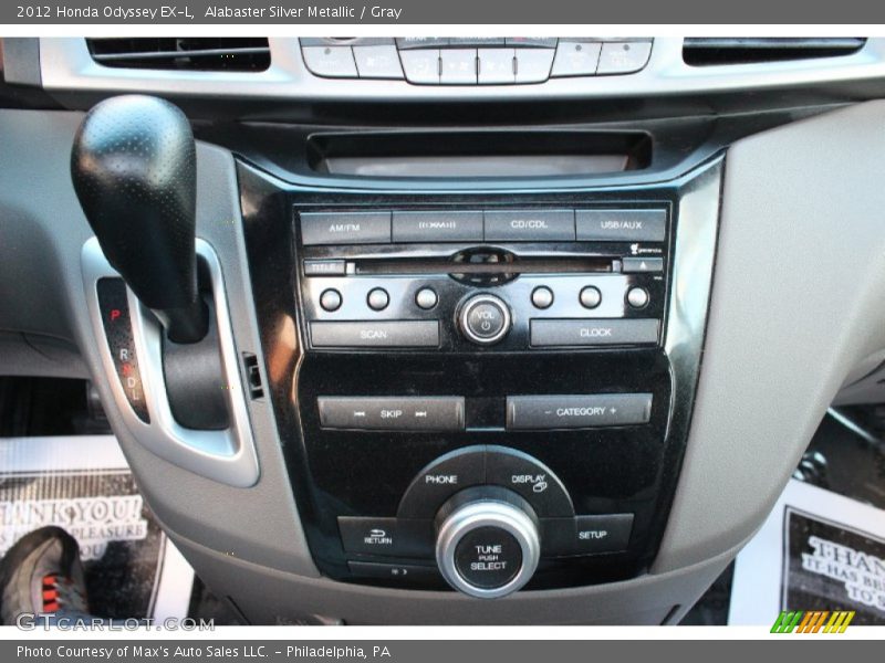 Alabaster Silver Metallic / Gray 2012 Honda Odyssey EX-L