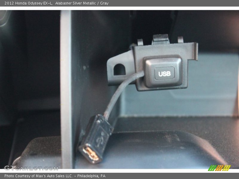 Alabaster Silver Metallic / Gray 2012 Honda Odyssey EX-L