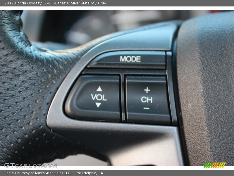 Alabaster Silver Metallic / Gray 2012 Honda Odyssey EX-L