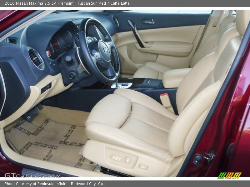 Tuscan Sun Red / Caffe Latte 2010 Nissan Maxima 3.5 SV Premium