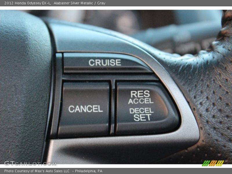 Alabaster Silver Metallic / Gray 2012 Honda Odyssey EX-L
