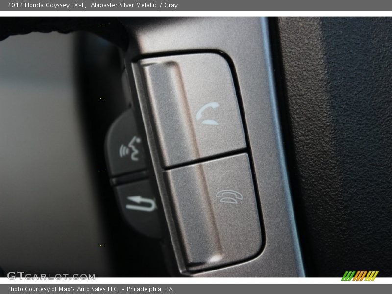 Alabaster Silver Metallic / Gray 2012 Honda Odyssey EX-L