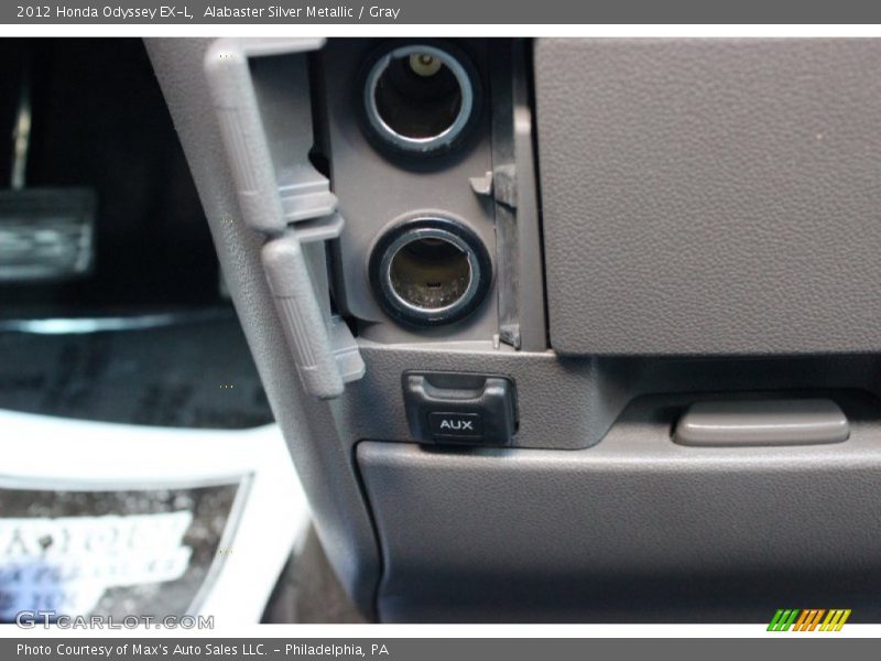 Alabaster Silver Metallic / Gray 2012 Honda Odyssey EX-L