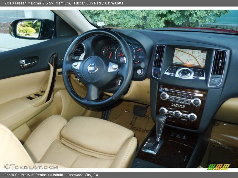 Tuscan Sun Red / Caffe Latte 2010 Nissan Maxima 3.5 SV Premium