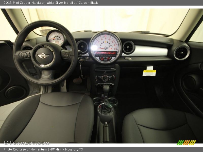 White Silver Metallic / Carbon Black 2013 Mini Cooper Hardtop