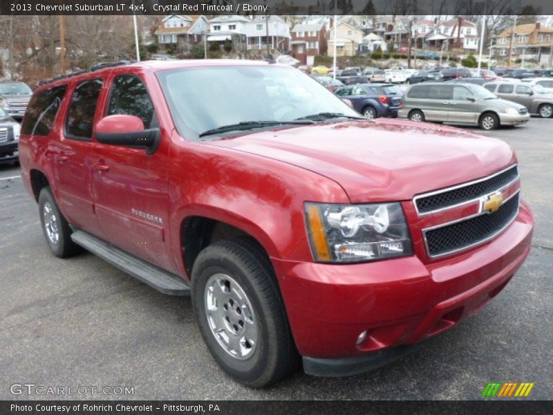 Crystal Red Tintcoat / Ebony 2013 Chevrolet Suburban LT 4x4