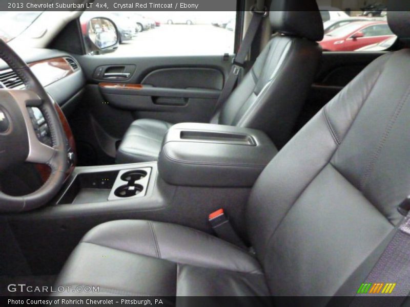 Crystal Red Tintcoat / Ebony 2013 Chevrolet Suburban LT 4x4