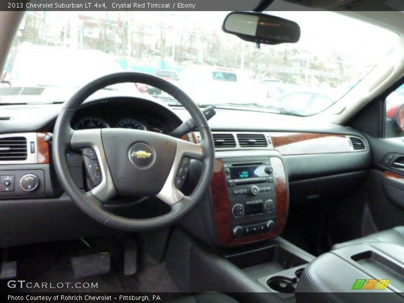 Crystal Red Tintcoat / Ebony 2013 Chevrolet Suburban LT 4x4