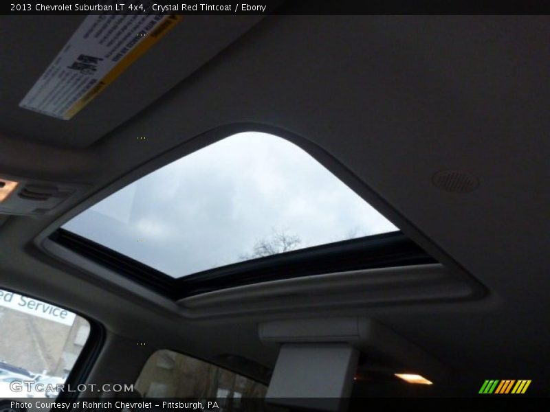 Crystal Red Tintcoat / Ebony 2013 Chevrolet Suburban LT 4x4