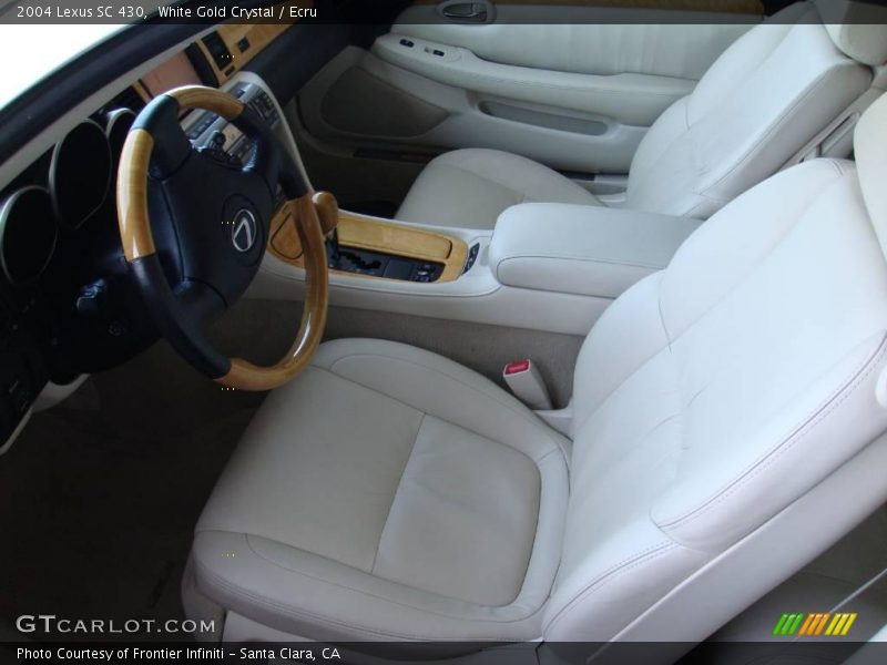 White Gold Crystal / Ecru 2004 Lexus SC 430