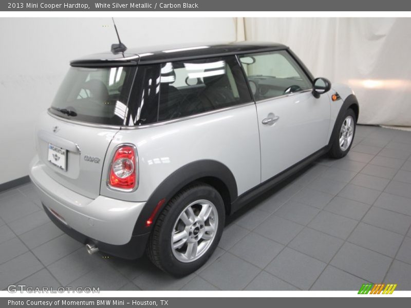 White Silver Metallic / Carbon Black 2013 Mini Cooper Hardtop