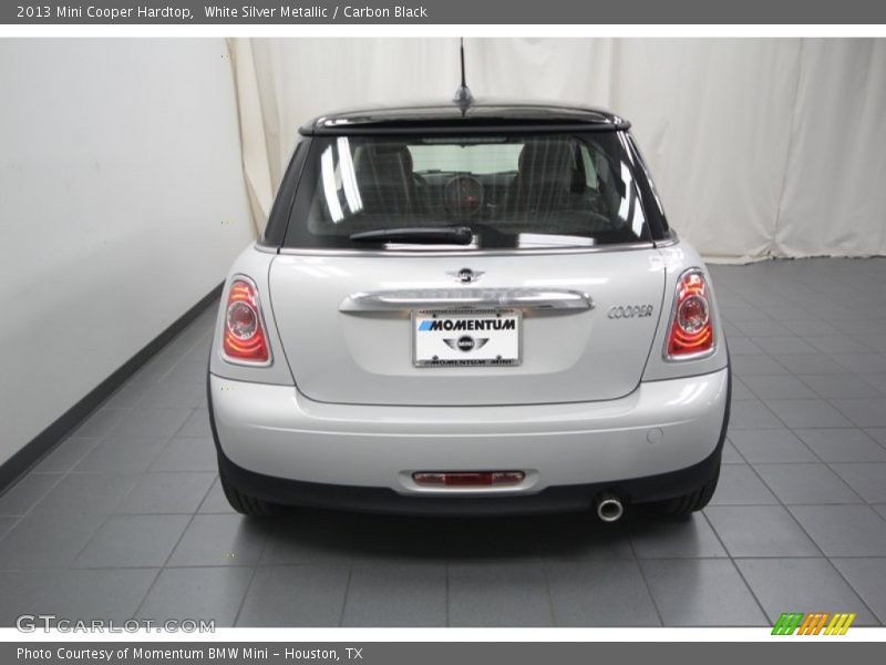 White Silver Metallic / Carbon Black 2013 Mini Cooper Hardtop