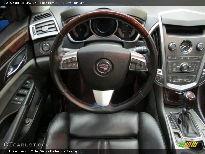 Black Raven / Ebony/Titanium 2010 Cadillac SRX V6