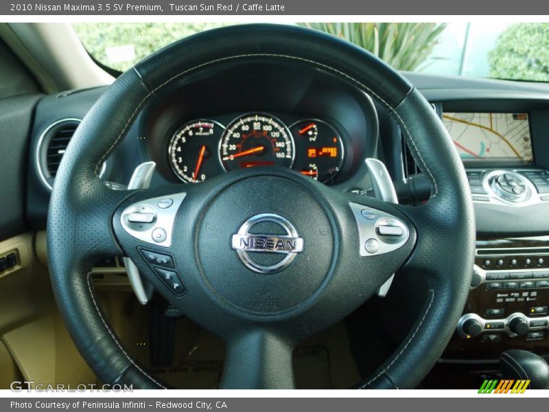 Tuscan Sun Red / Caffe Latte 2010 Nissan Maxima 3.5 SV Premium