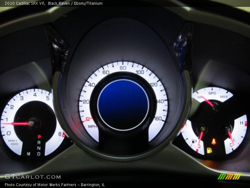 Black Raven / Ebony/Titanium 2010 Cadillac SRX V6