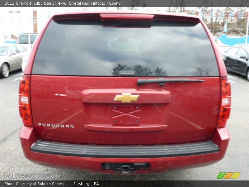 Crystal Red Tintcoat / Ebony 2013 Chevrolet Suburban LT 4x4