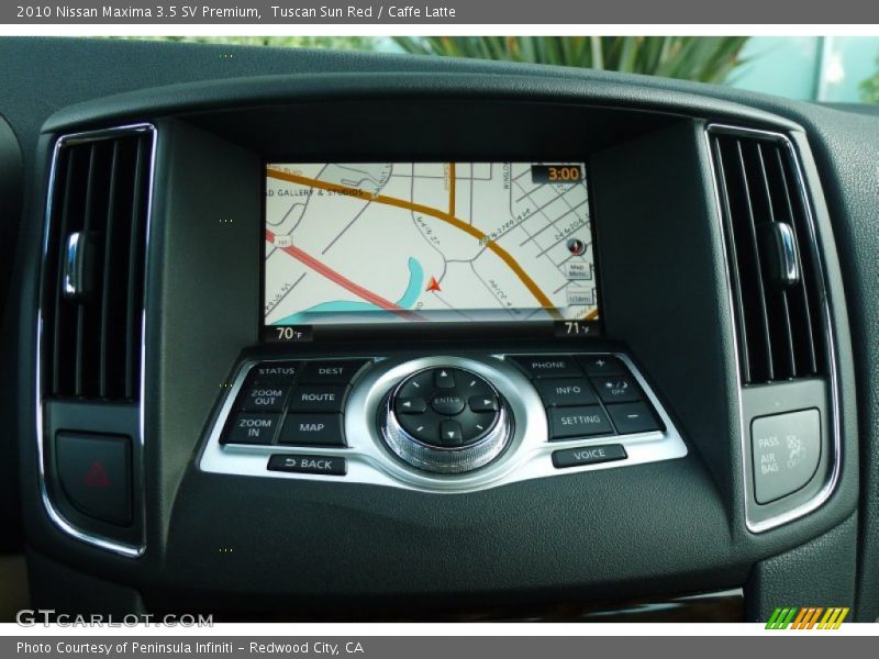 Tuscan Sun Red / Caffe Latte 2010 Nissan Maxima 3.5 SV Premium
