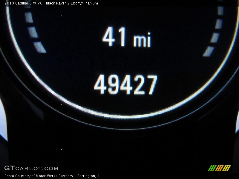 Black Raven / Ebony/Titanium 2010 Cadillac SRX V6