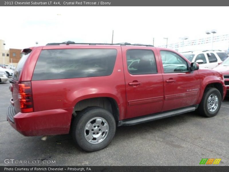 Crystal Red Tintcoat / Ebony 2013 Chevrolet Suburban LT 4x4