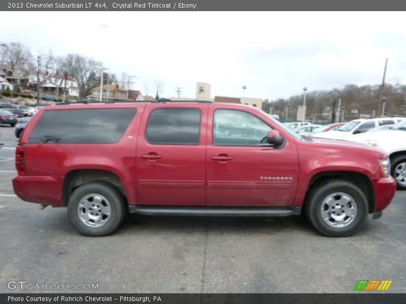 Crystal Red Tintcoat / Ebony 2013 Chevrolet Suburban LT 4x4