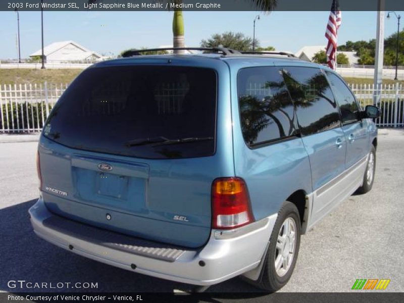 Light Sapphire Blue Metallic / Medium Graphite 2003 Ford Windstar SEL