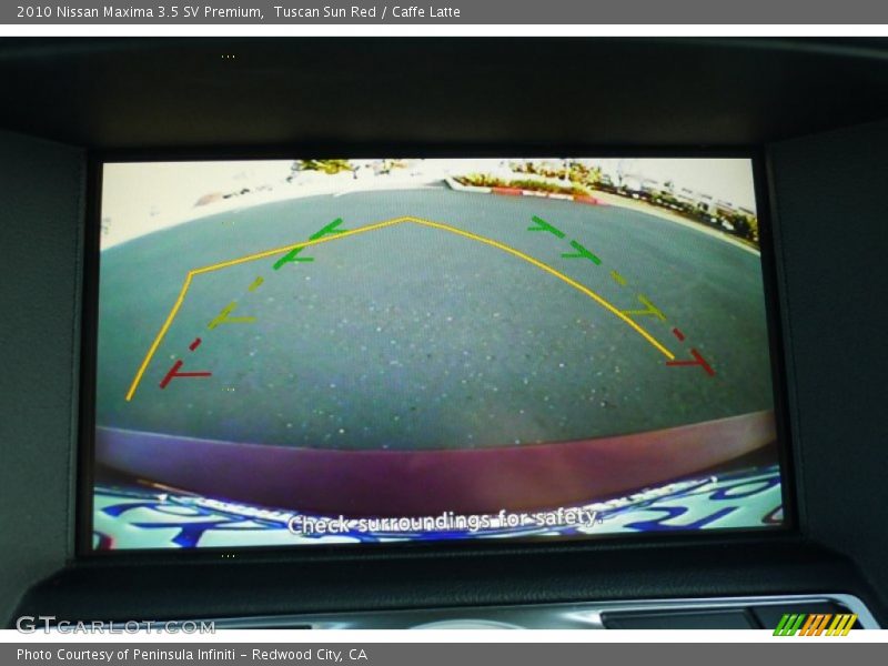 Tuscan Sun Red / Caffe Latte 2010 Nissan Maxima 3.5 SV Premium