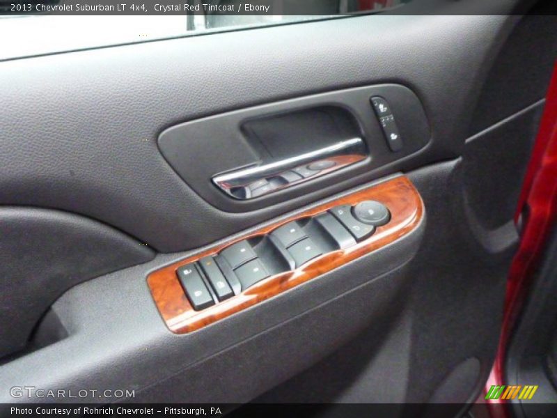 Crystal Red Tintcoat / Ebony 2013 Chevrolet Suburban LT 4x4