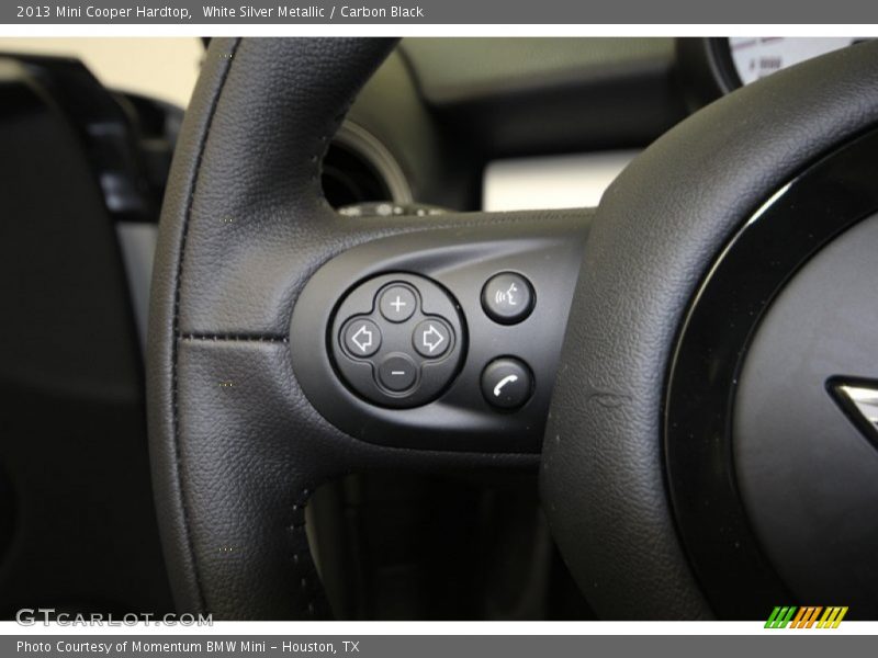 White Silver Metallic / Carbon Black 2013 Mini Cooper Hardtop