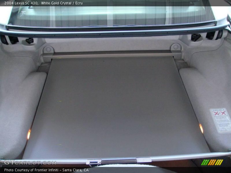 White Gold Crystal / Ecru 2004 Lexus SC 430