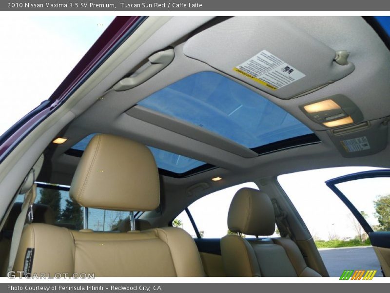 Tuscan Sun Red / Caffe Latte 2010 Nissan Maxima 3.5 SV Premium