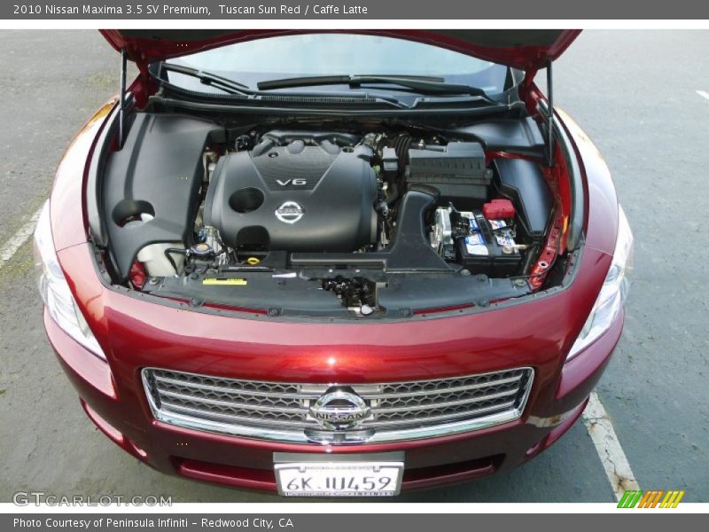 Tuscan Sun Red / Caffe Latte 2010 Nissan Maxima 3.5 SV Premium