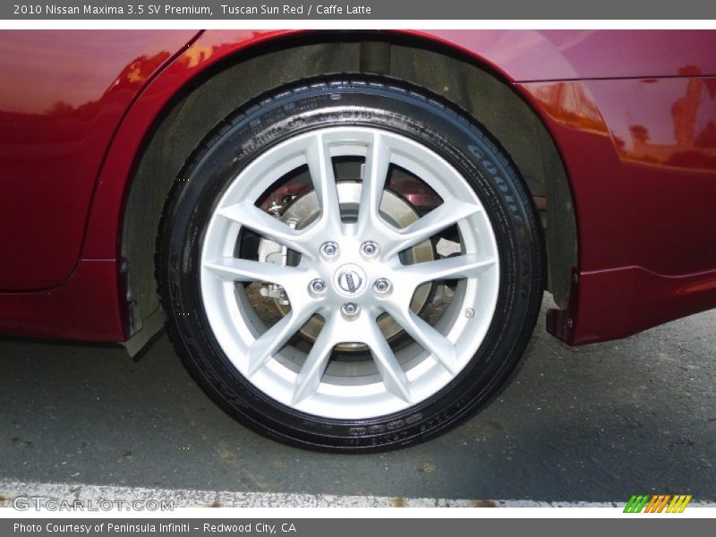 Tuscan Sun Red / Caffe Latte 2010 Nissan Maxima 3.5 SV Premium