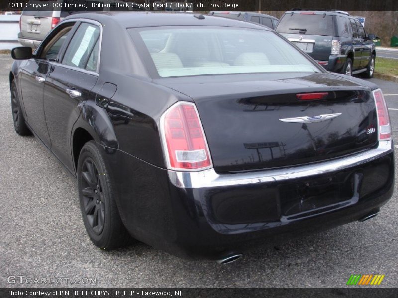 Brilliant Black Crystal Pearl / Black/Light Frost Beige 2011 Chrysler 300 Limited
