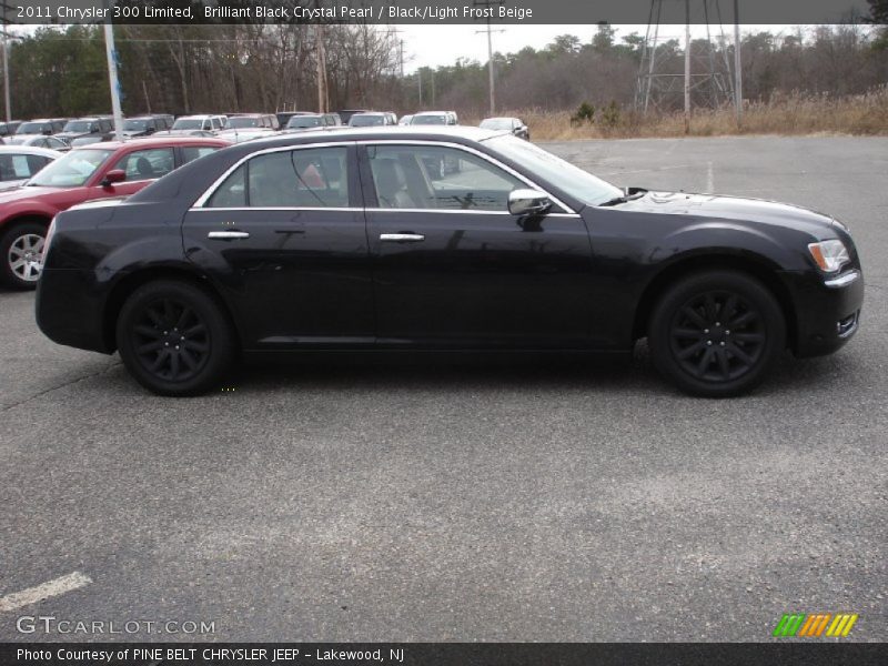Brilliant Black Crystal Pearl / Black/Light Frost Beige 2011 Chrysler 300 Limited