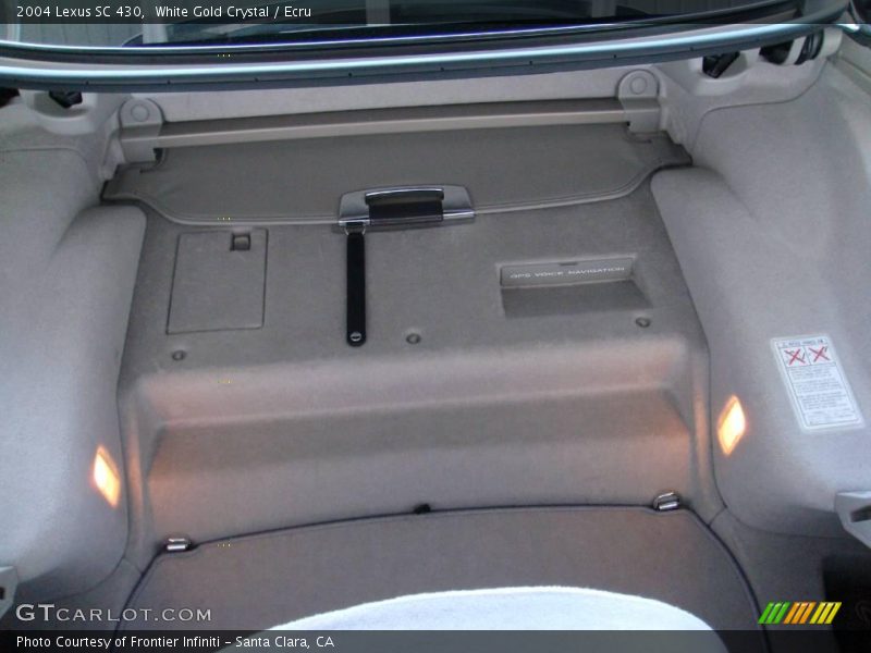 White Gold Crystal / Ecru 2004 Lexus SC 430