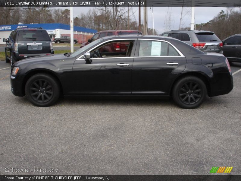 Brilliant Black Crystal Pearl / Black/Light Frost Beige 2011 Chrysler 300 Limited
