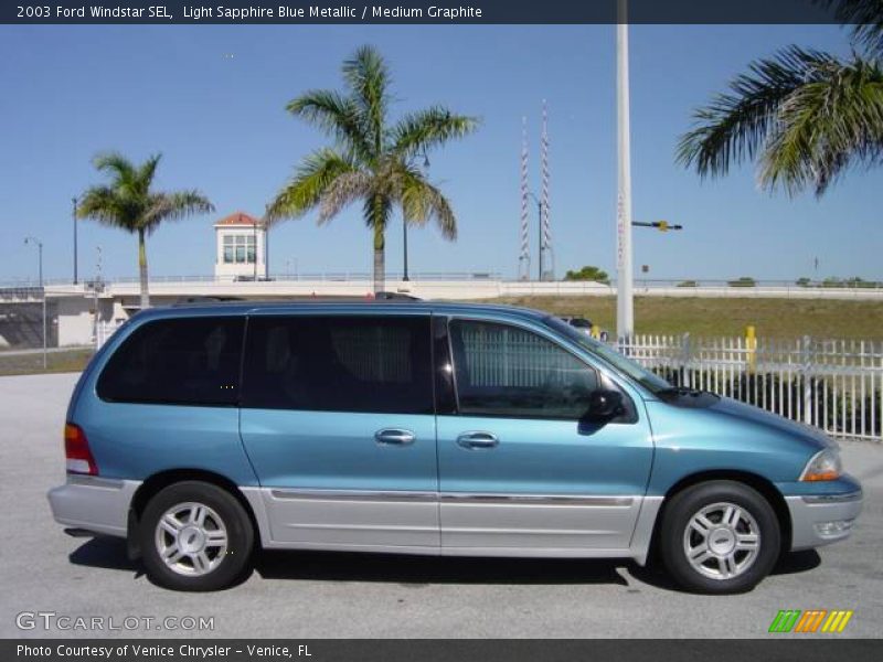 Light Sapphire Blue Metallic / Medium Graphite 2003 Ford Windstar SEL