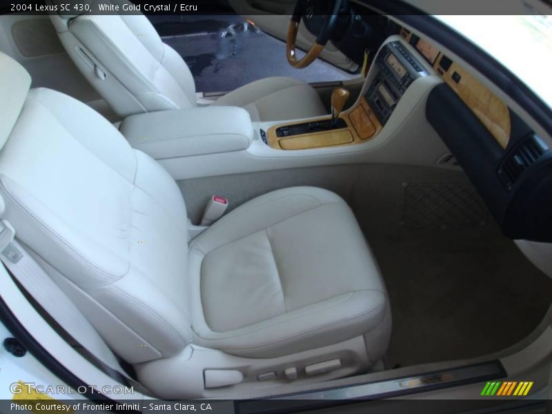 White Gold Crystal / Ecru 2004 Lexus SC 430