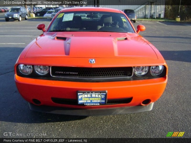 HEMI Orange / Dark Slate Gray 2010 Dodge Challenger SE