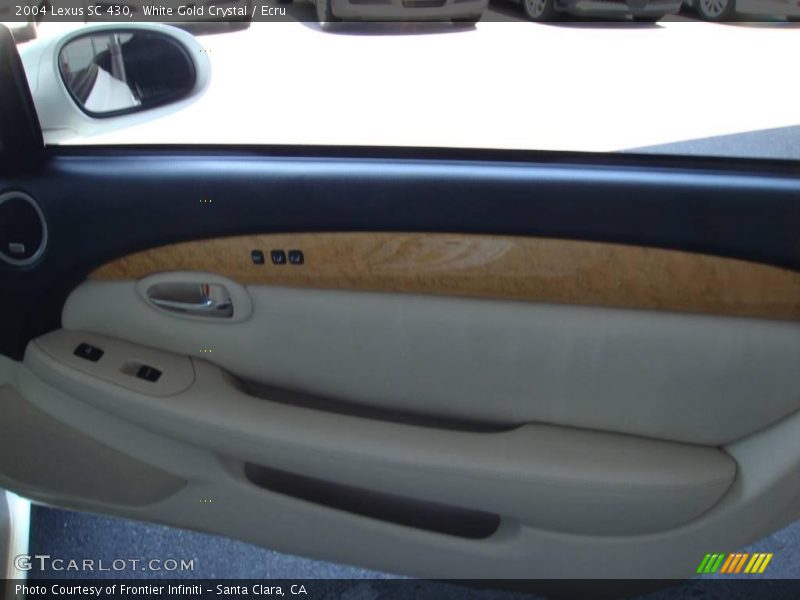 White Gold Crystal / Ecru 2004 Lexus SC 430