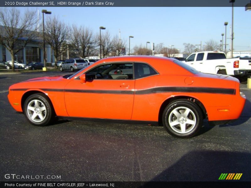 HEMI Orange / Dark Slate Gray 2010 Dodge Challenger SE