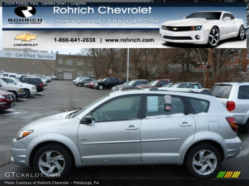 Satellite Silver / Graphite 2004 Pontiac Vibe