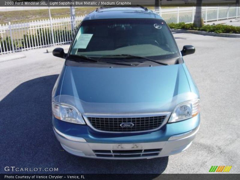 Light Sapphire Blue Metallic / Medium Graphite 2003 Ford Windstar SEL