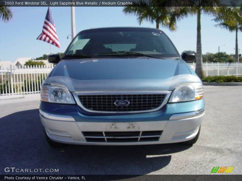 Light Sapphire Blue Metallic / Medium Graphite 2003 Ford Windstar SEL