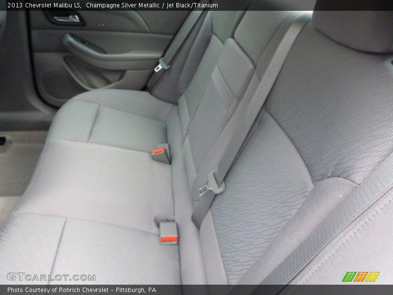 Champagne Silver Metallic / Jet Black/Titanium 2013 Chevrolet Malibu LS